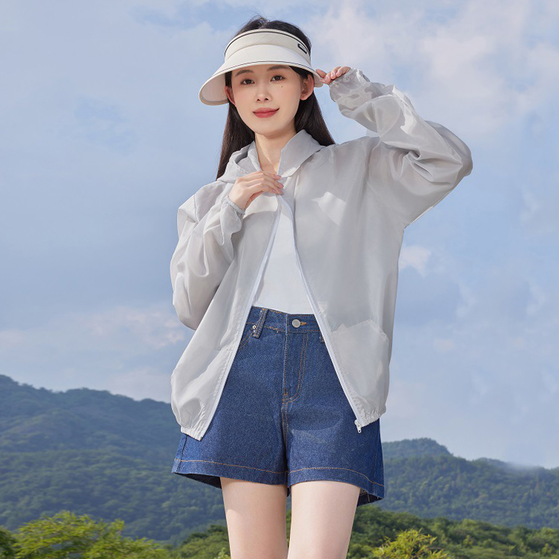 Reflective Jacket Running - แจ็คเก็ตผู้หญิงฤดูร้อน Sun Protection Coat Anti-UV ด่วนแห้งกีฬา