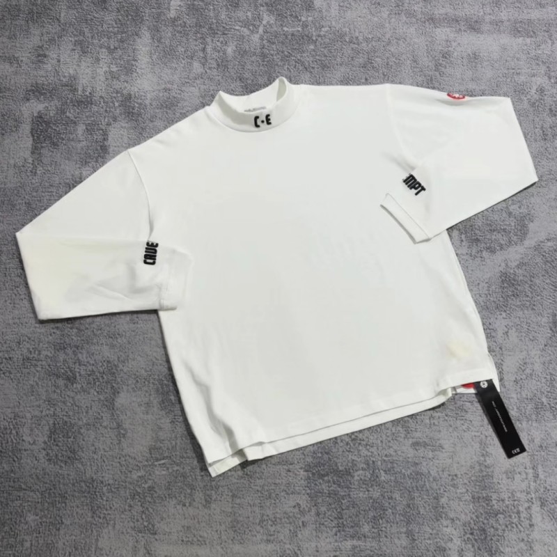 Street Fashion For Man - เสื้อสเวตเชิ้ตแฟชั่นสตรีท CAVEMPT แบบ unisex คอสูงครึ่งตัว ปักลายตัวอักษรบนผ้าไนลอน