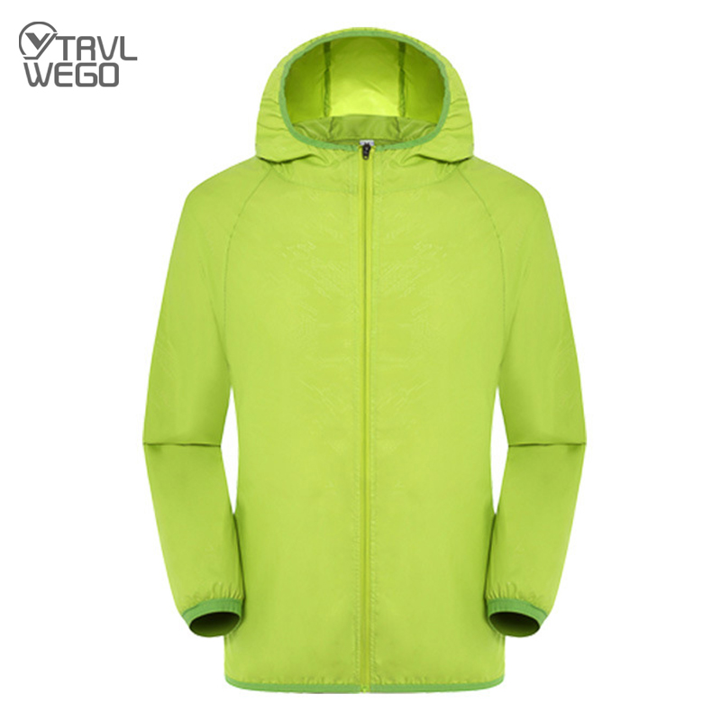 Reflective Jacket Running - TRVLWEGO กลางแจ้ง Camping Hiking จักรยานกีฬาแจ็คเก็ต UV