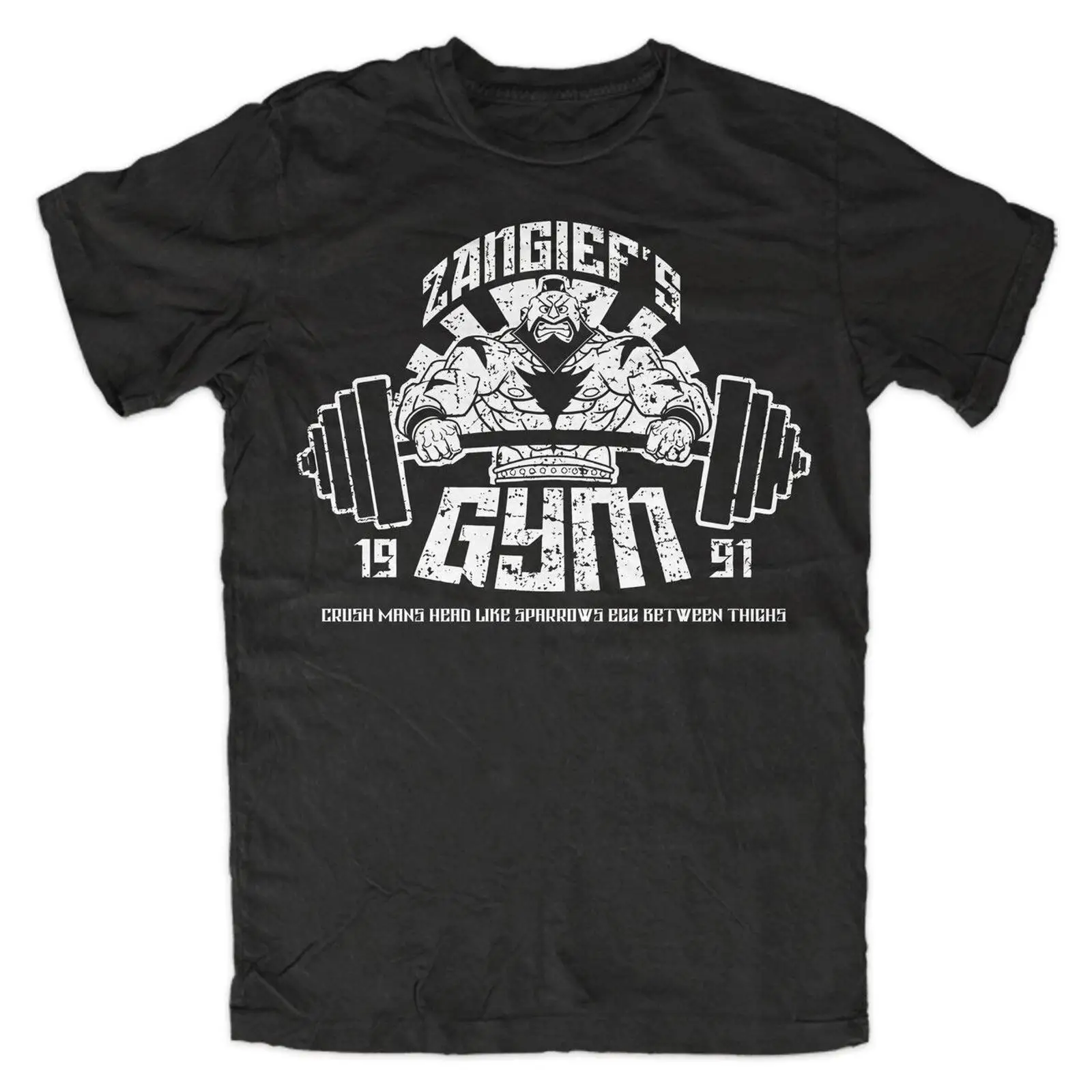 Street Fashion Russia - เสื้อยืด Zangief s Gym 2 สำหรับเกมเมอร์