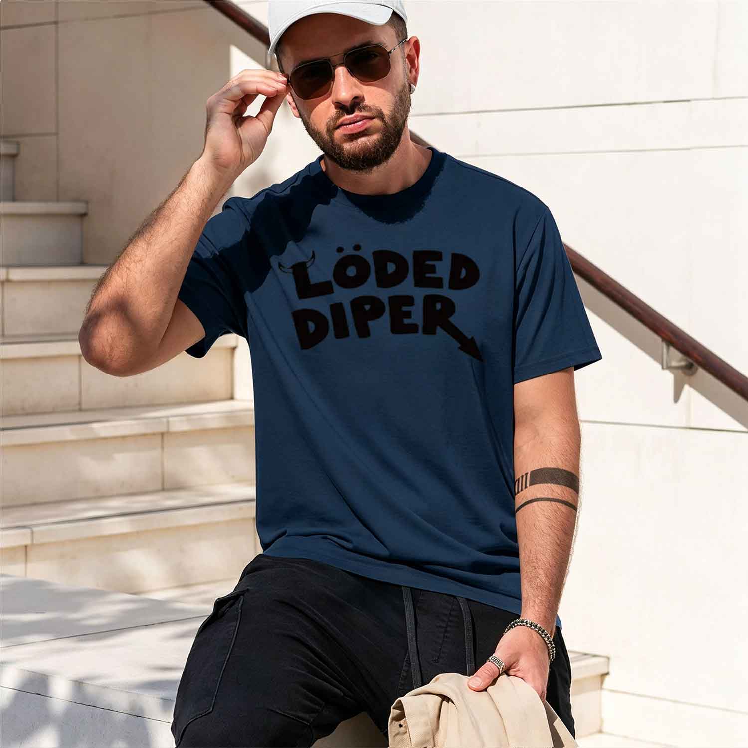 เสื้อผ้าตลก เสื้อยืดพิมพ์ลาย L - Street Fashion China Models บทวิจารณ์และราคา