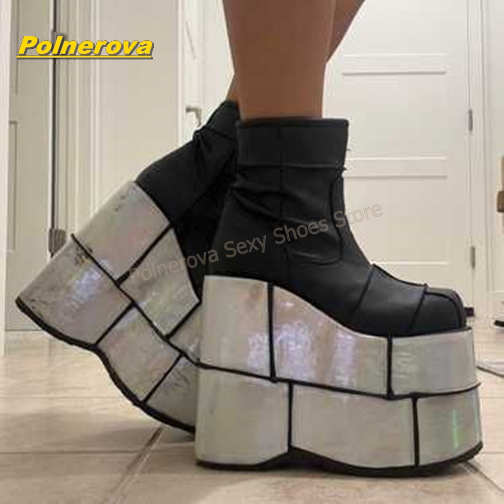 รองเท้าบูทข้อเท้าสไตล์ Y2K สำห - Street Fashion Y2K บทวิจารณ์และราคา