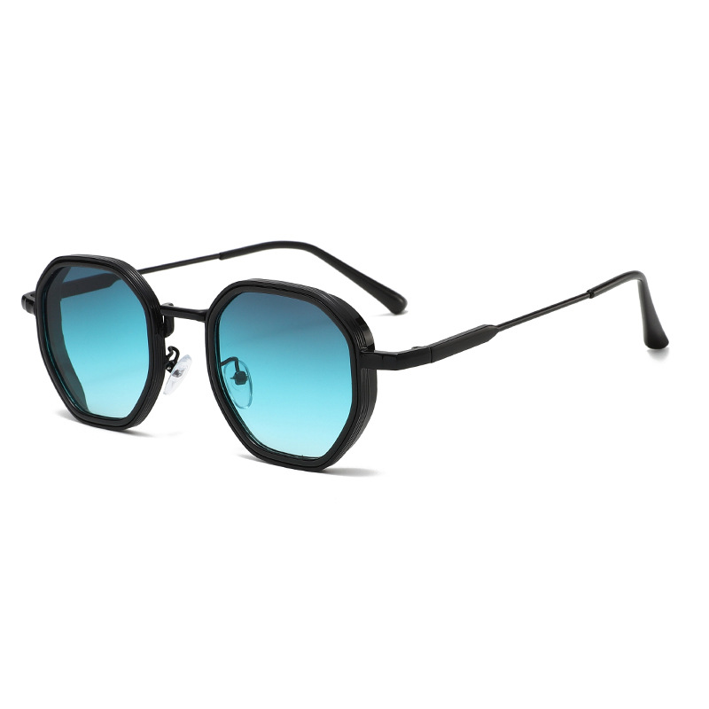 แว่นกันแดดทรงเหลี่ยมโลหะสไตล์เ - Street Fashion High End บทวิจารณ์และราคา
