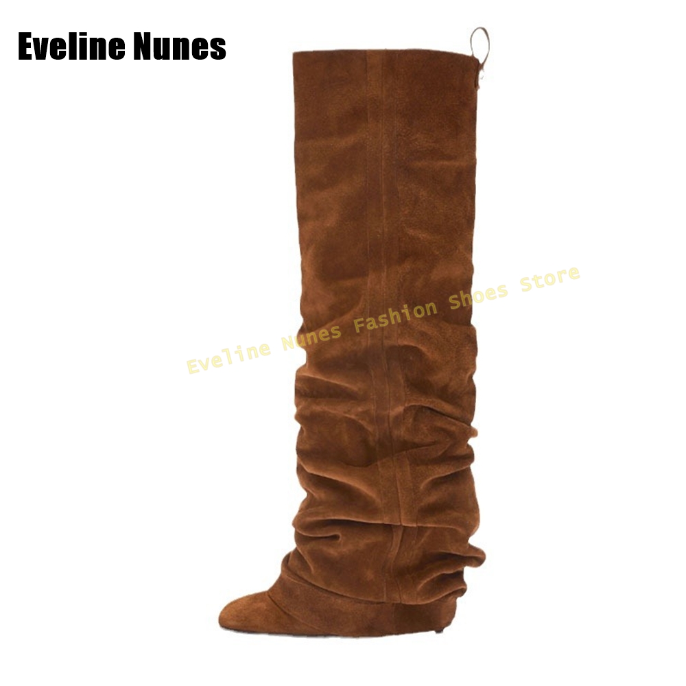 รองเท้าบูททรงสูงเหนือเข่า สไตล - Girl Fashion Street บทวิจารณ์และราคา