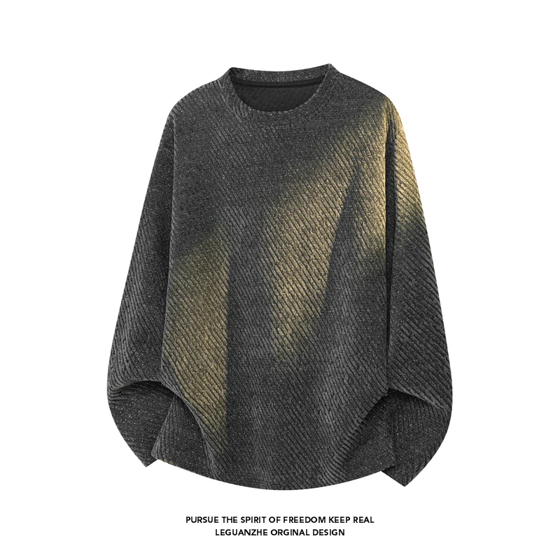 เสื้อยืดแขนยาวลายทางเฉียงสำหรั - Street Fashion For Man บทวิจารณ์และราคา