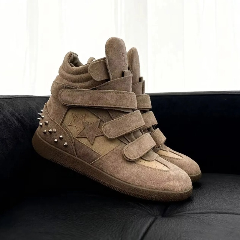 รองเท้าบูทข้อเท้าสูงสำหรับผู้ห - Street Fashion High End บทวิจารณ์และราคา