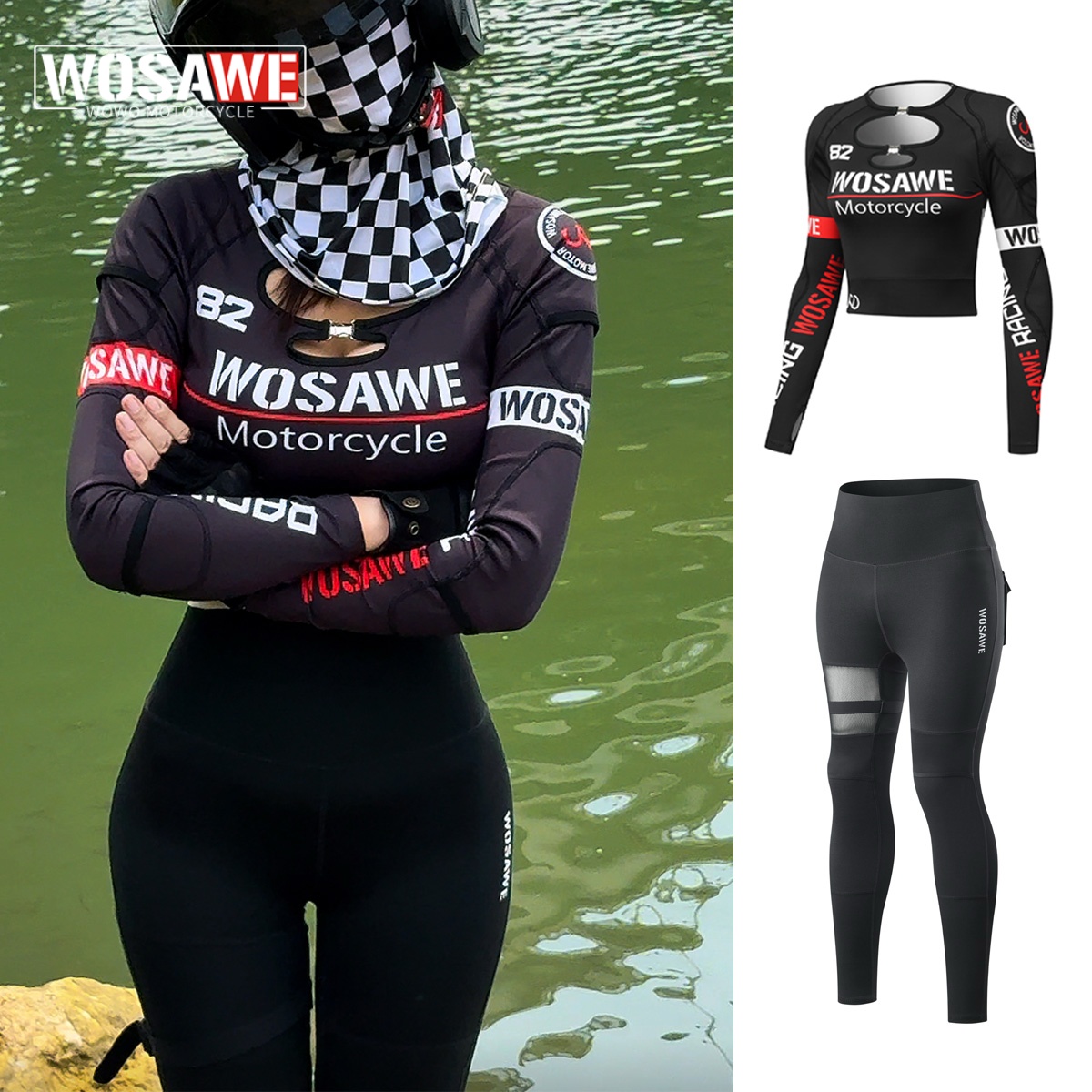 WOSAWE ฤดูร้อนผู้หญิงชุดเสื้อแ - Reflective Jacket Running บทวิจารณ์และราคา