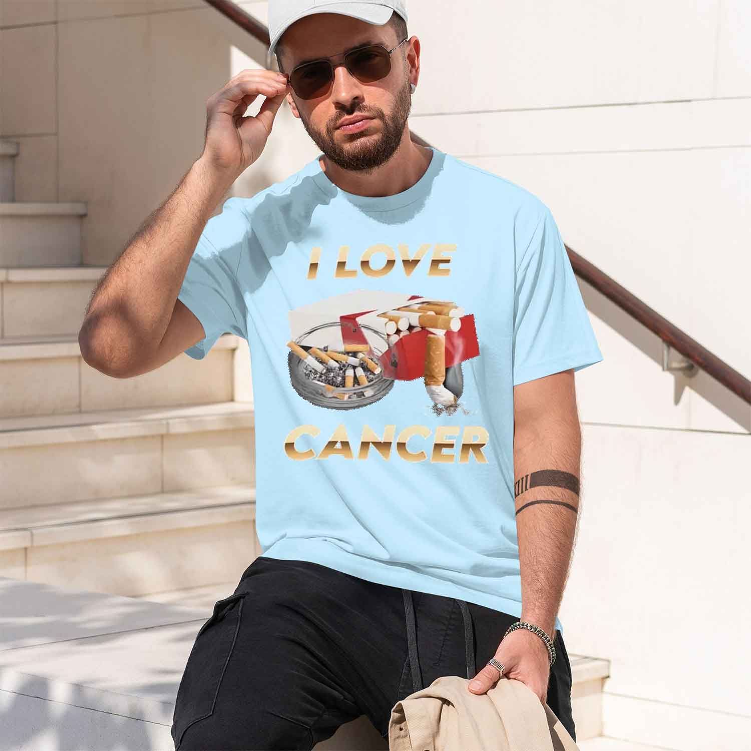 เสื้อยืด I Love Cancer แฟชั่นผ - Street Fashion China Models บทวิจารณ์และราคา