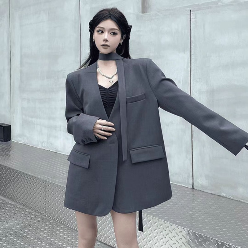 เสื้อสูทผู้หญิงดีไซน์หรูหรา สไ - Street Fashion High End บทวิจารณ์และราคา