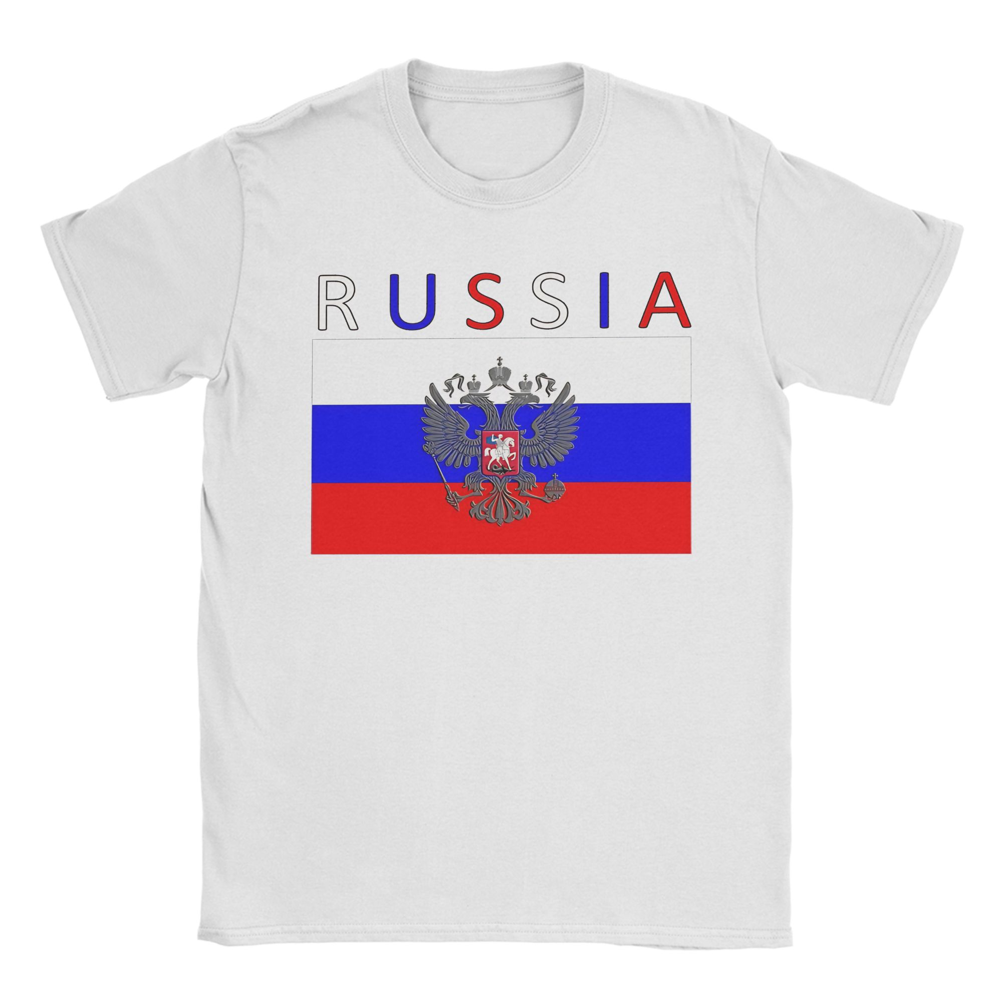 เสื้อยืดลายธงชาติรัสเซีย เสื้อ - Street Fashion Russia บทวิจารณ์และราคา
