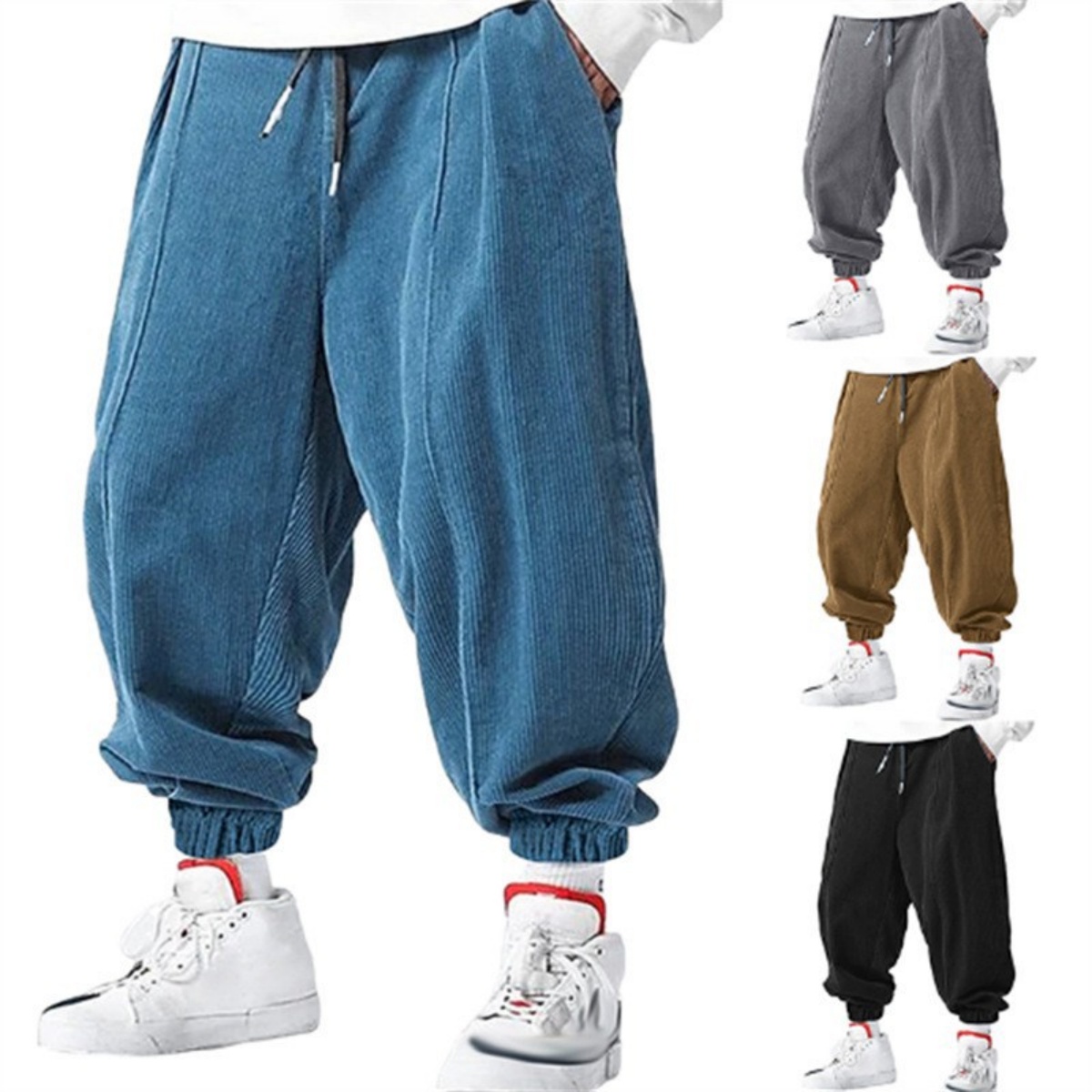 กางเกงลำลองผู้ชายรุ่นใหม่-กางเ - Street Fashion High End บทวิจารณ์และราคา