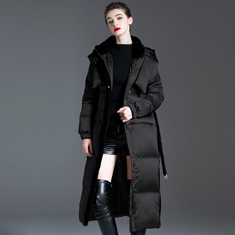2023โค้ทขนเป็ดยาวมีฮู้ดแฟชั่นฤ - Street Fashion High End บทวิจารณ์และราคา