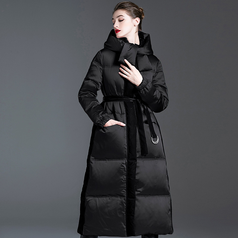 2023โค้ทขนเป็ดยาวมีฮู้ดแฟชั่นฤ - Street Fashion High End บทวิจารณ์และราคา