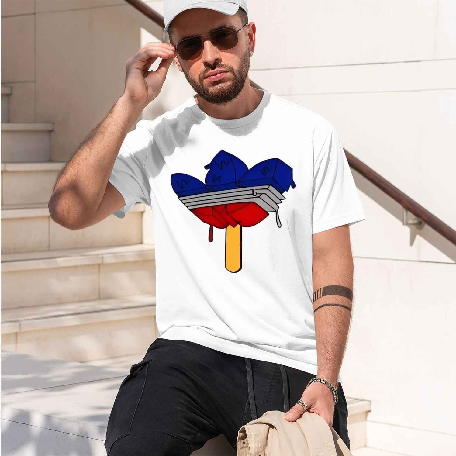 เสื้อยืดแขนสั้นแบรนด์อเมรันสุด - Street Fashion China Models บทวิจารณ์และราคา