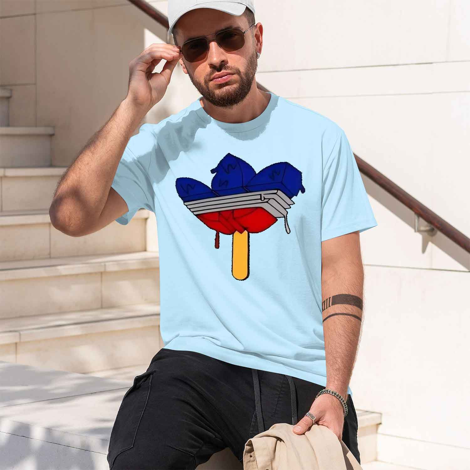 เสื้อยืดแขนสั้นแบรนด์อเมรันสุด - Street Fashion China Models บทวิจารณ์และราคา