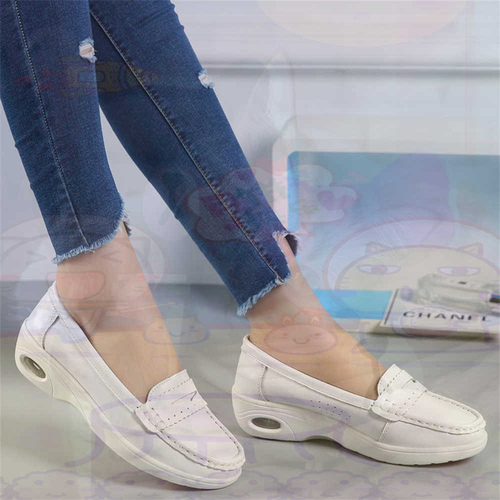 Soft SLIP-ON สตรีขนาดใหญ่รองเท - Guangzhou Street Fashion บทวิจารณ์และราคา