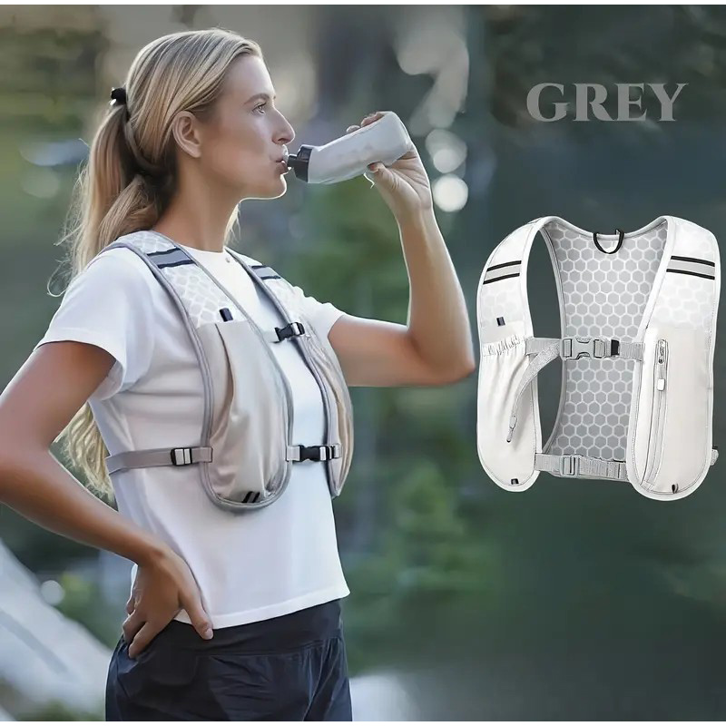 เสื้อกั๊กสำหรับวิ่งน้ำหนักเบาพ - Reflective Jacket Running บทวิจารณ์และราคา