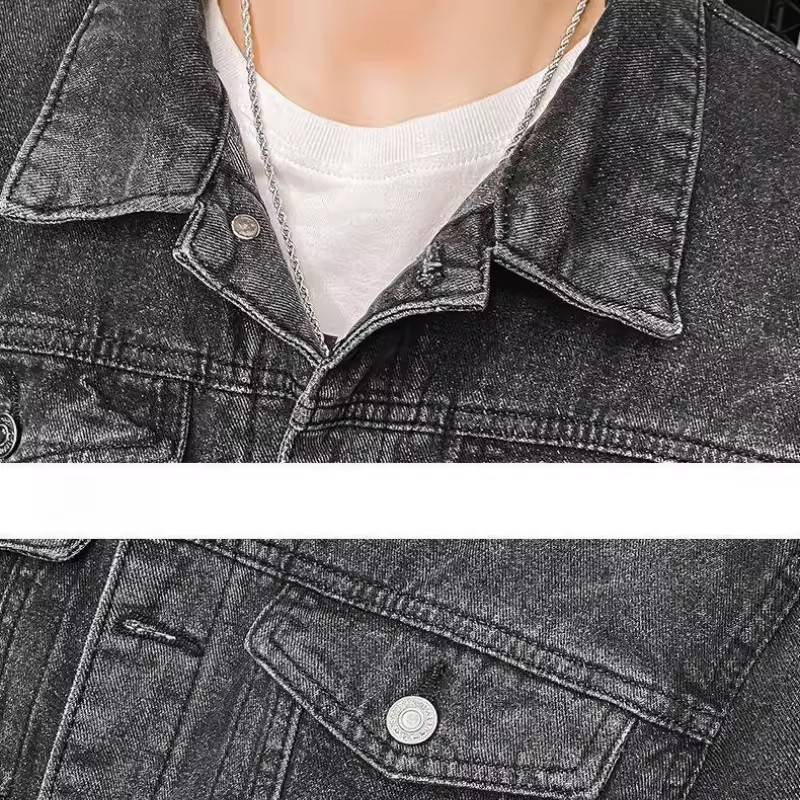 อเมริกา Vintage Heavy Wolf ปัก - Street Fashion Jeans Men บทวิจารณ์และราคา