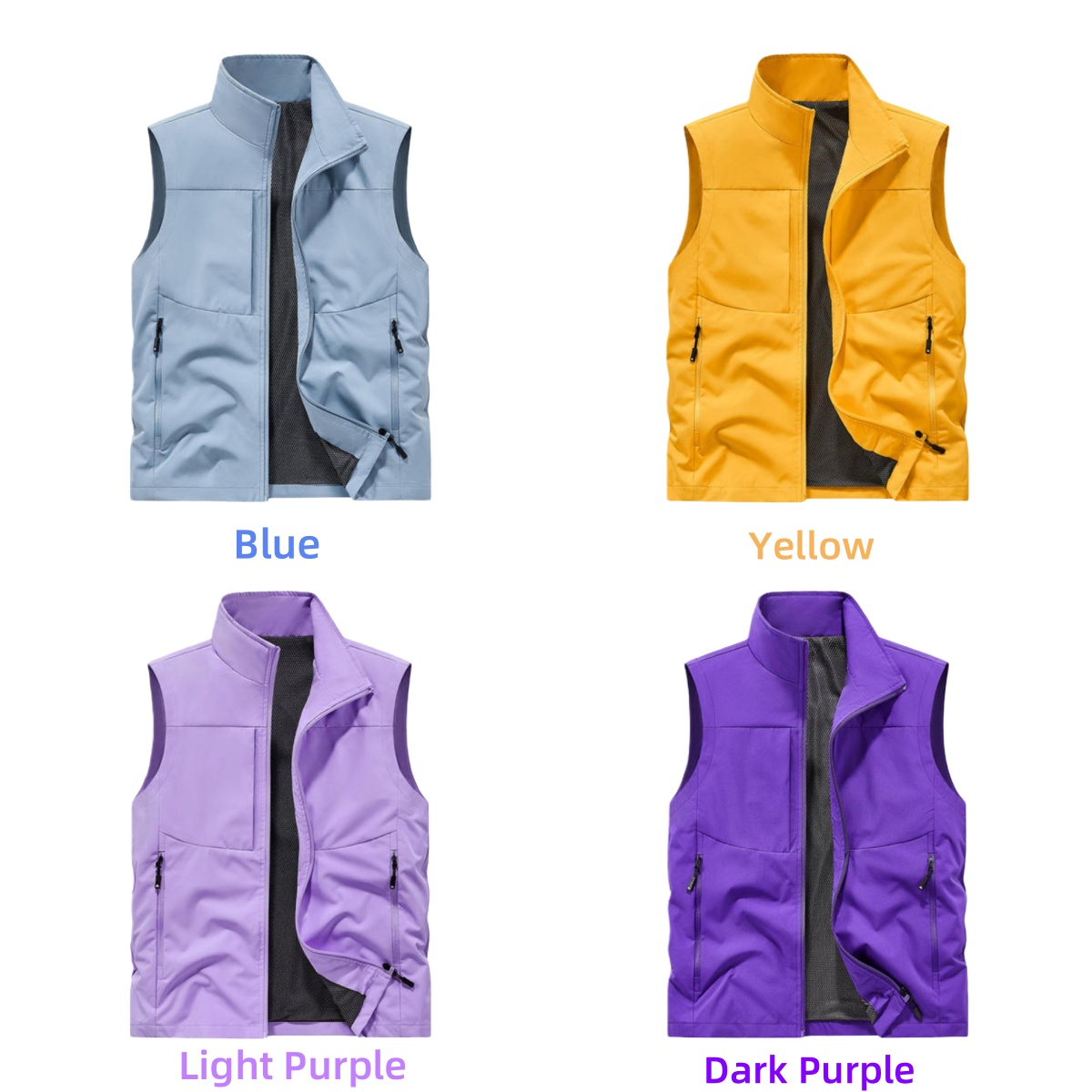 เสื้อกั๊กเดินป่า ตกปลา ผู้ชาย  - Reflective Jacket Running บทวิจารณ์และราคา