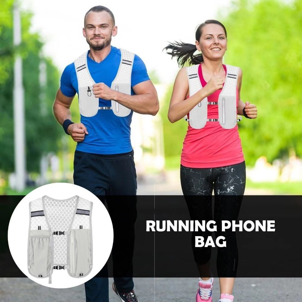 เสื้อกั๊กวิ่งสะท้อนแสงกันน้ำ ป - Reflective Jacket Running บทวิจารณ์และราคา