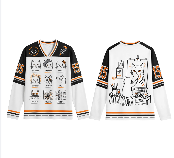 เสื้อยืดแขนยาวพิมพ์ลาย 3 มิติส - Street Fashion For Man บทวิจารณ์และราคา
