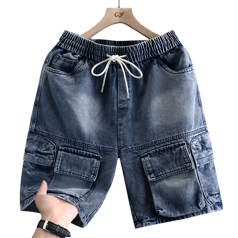 กางเกงขาสั้นคาร์โก้ผู้ชายแฟชั่ - Street Fashion Jeans Men บทวิจารณ์และราคา